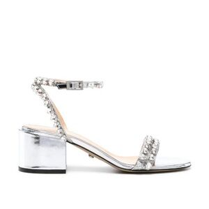 Mach and Mach Audrey embellished metallic sandals 55mm EU38